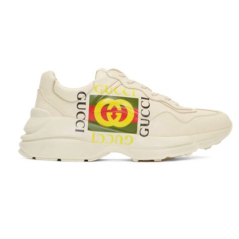 gucci off-white|Gucci Off-White canvas shoes.